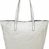 OIIV Tote Handbags | Oiiv Women Handbag Metallic Pu Tote Bag With Removable Pouch