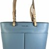 Michael Michael Kors Tote Handbags | Michael Kors Bedford Medium Top Zip Pocket Tote Chambray One Size