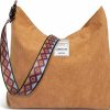 OSOCE Tote Handbags | Osoce Corduroy Tote Bag, Fashion Hobo Bags For Women Large Crossbody Bag Zipper Shoulder Bag Purse For Work Travel