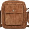 ELVEDO Tote Handbags | Corduroy Shoulder Tote Bag Women'S Crossbody Shoulder Handbags Mini Canvas Handbag Ladies Casual Purse For Women Girl Outdoor Travel(Brown)