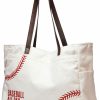 YHSHYZH Tote Handbags | Oversize Baseball Mom Tote Bag Embroidery Baseball Purse Utility Shoulder Handbag Cootton Canvas Sports Travel Beach Bag Baseball Coaches Accessories Gifts For Women Must Have(X-Large White) …