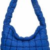 Halemet Tote Handbags | Quilted Tote Bag For Women Puffer Bag Lightweight Padding Shoulder Bag Hobo Bag Satchel Handbag Cloud Bag With Zip 2024