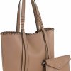 Montana West Tote Handbags | Montana West Tote Bag For Women Slouchy Shoulder Handbag Sets 2Pcs With Wallet