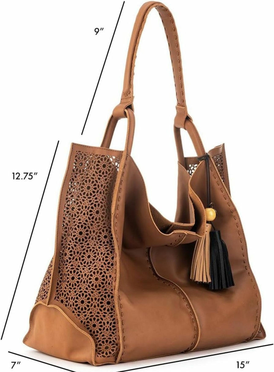 The Sak Tote Handbags | The Sak Los Feliz Large Tote Bag In Leather, Roomy, Unlined Purse With Single Shoulder Strap