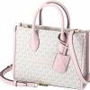 Michael Kors Tote Handbags | Michael Kors Small Mirella Logo Tote Crossbody Bag (Powder Blush Multi)