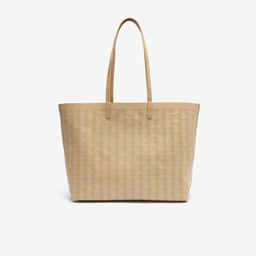 Lacoste Tote Handbags | Lacoste Shopping Bag, Mono Irish Cream Laponie