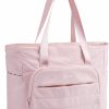 BAGSMART Tote Handbags | Bagsmart Tote Bag For Women, Lightweight Large Tote Bag With Yoga Mat Strap, Quilted Shoulder Bag Handbag For Travel Work Gym