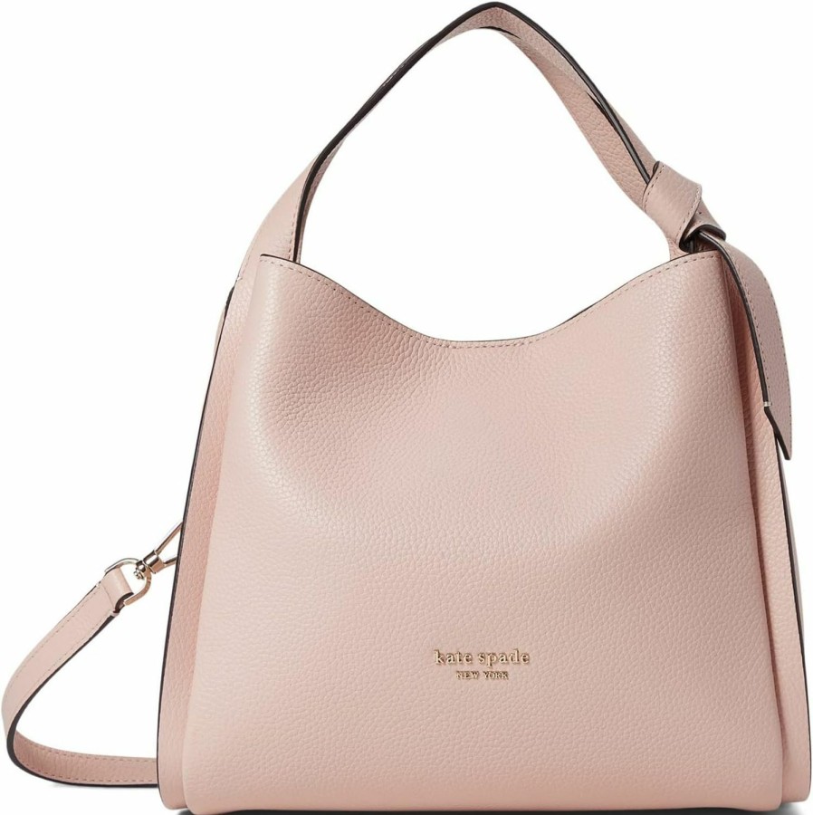 Kate Spade New York Tote Handbags | Kate Spade New York Knott Pebbled Leather Medium Crossbody Tote