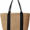 Epsion Tote Handbags | Women Straw Bags Summer Beach Large Tote Bag Handmade Woven Shoulder Crossbody Handbag