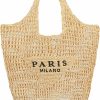 POOOPSSD Tote Handbags | New Woven Bag, Straw Mesh Tote Bag, Beach, Shoulder Bag, Hobo Women, Foldable Large Capacity, For Holiday, Picnic And Party.