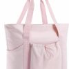 BAGSMART Tote Handbags | Bagsmart Women Tote Bag Large, Travel Tote Shoulder Bag With Compartment, Top Handle Handbag For Travel, Work, Gym, Shop