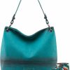 Montana West Tote Handbags | Wrangler Hobo Bags For Women Vegan Leather Top Handle Shoulder Purses And Handbags