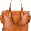 Simple Modern Tote Handbags | Simple Modern Vegan Leather Tote Bag For Women