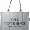 Marc Jacobs Tote Handbags | Marc Jacobs The Leather Tote Bag Wolf Grey One Size