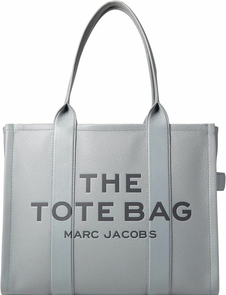 Marc Jacobs Tote Handbags | Marc Jacobs The Leather Tote Bag Wolf Grey One Size