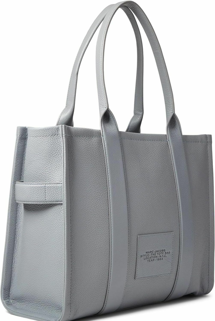 Marc Jacobs Tote Handbags | Marc Jacobs The Leather Tote Bag Wolf Grey One Size