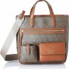 DKNY Tote Handbags | Dkny Zyon Lg Tote, Mocha/Caramel