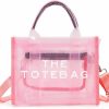 IwIeIaIrI Tote Handbags | Clear Tote Bag For Women - Pvc The Tote Bag Crossbody Bags Zipper Closure For Stadium, Travel, Beach